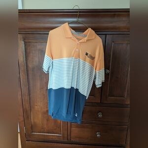 Puma Cloudspun Golf Polo Medium Soft Multi Colour Fabric
